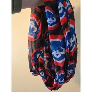 Chicago Cubs Black Logo Infinity Scarf (OS)